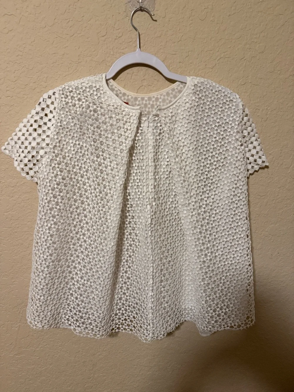 Tory Burch Guipure blouse size 6